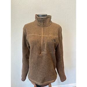 The North Face Brown Fleece Quarter Zip Pullover Women’s S Cozy Gorpcore Outdoor